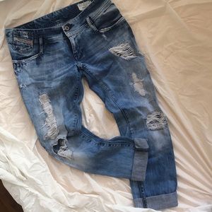 Diesel Industry distressed jeans